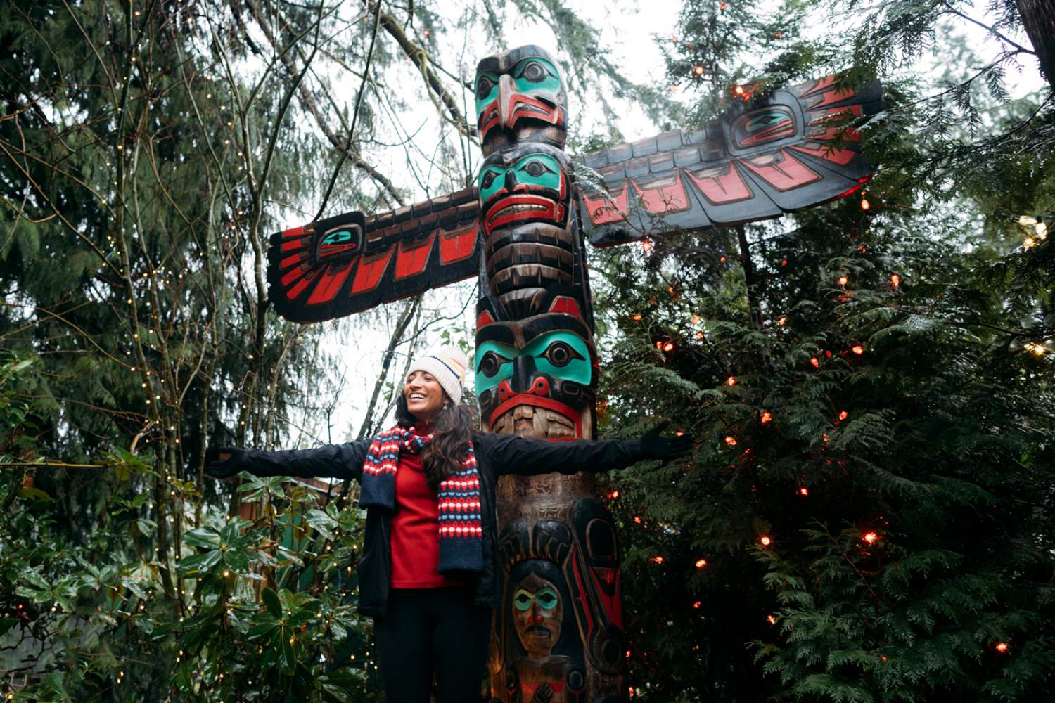 Capilano suspension bridge park totem, Vancouver