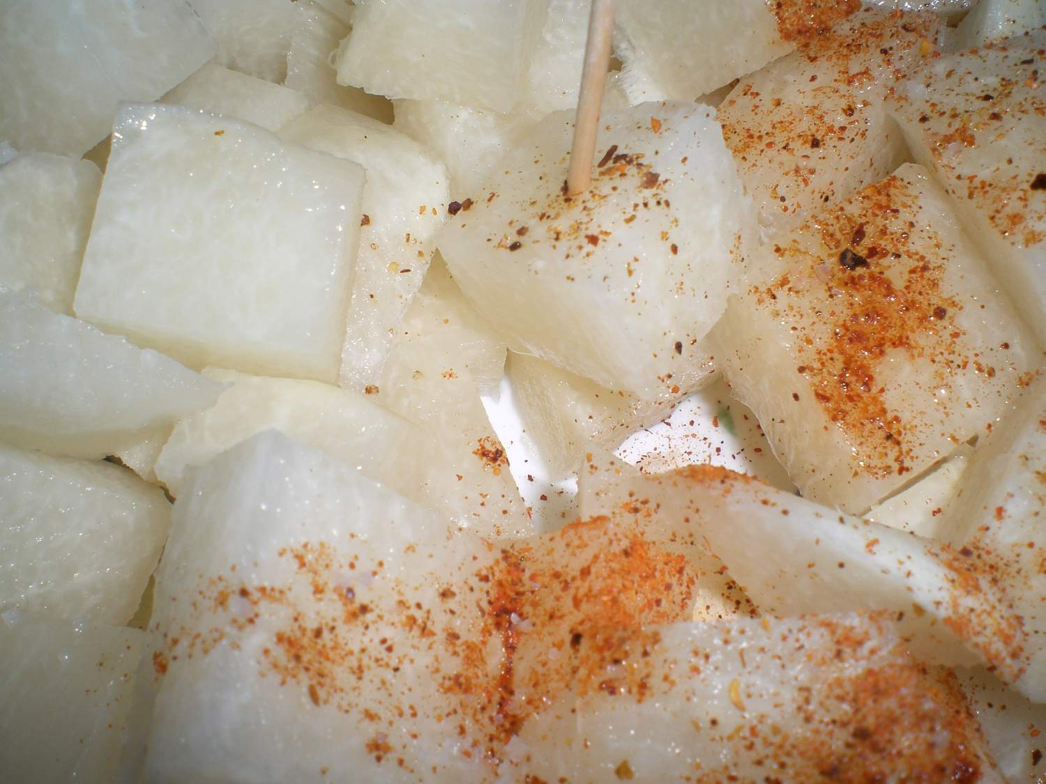 Jicama, snack mexicain