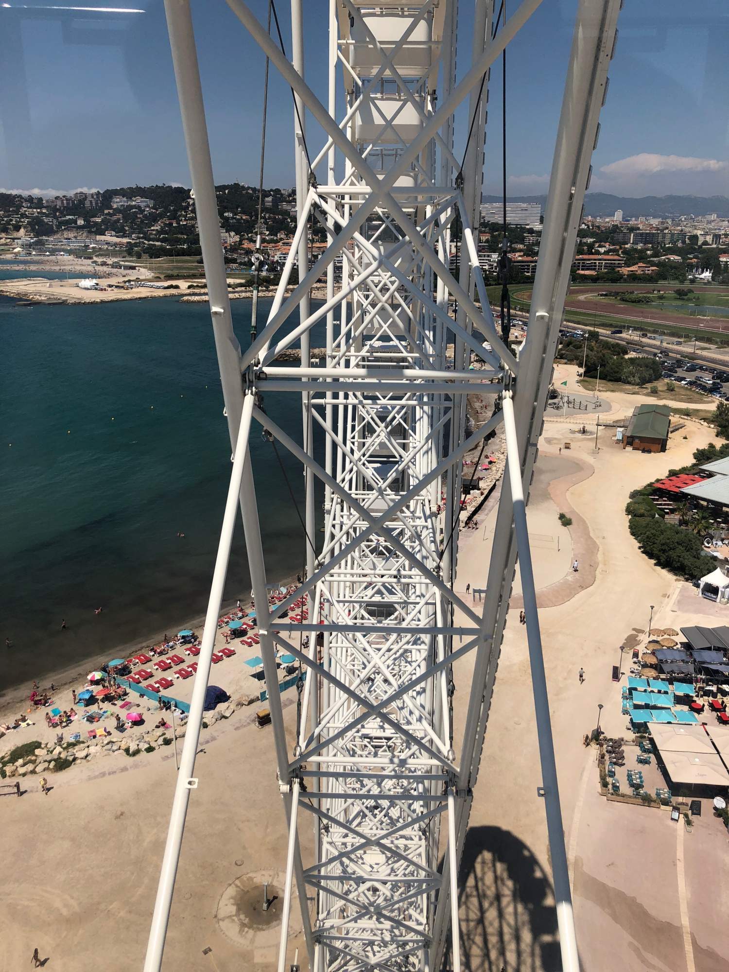 Grande roue à Bonneveine, france