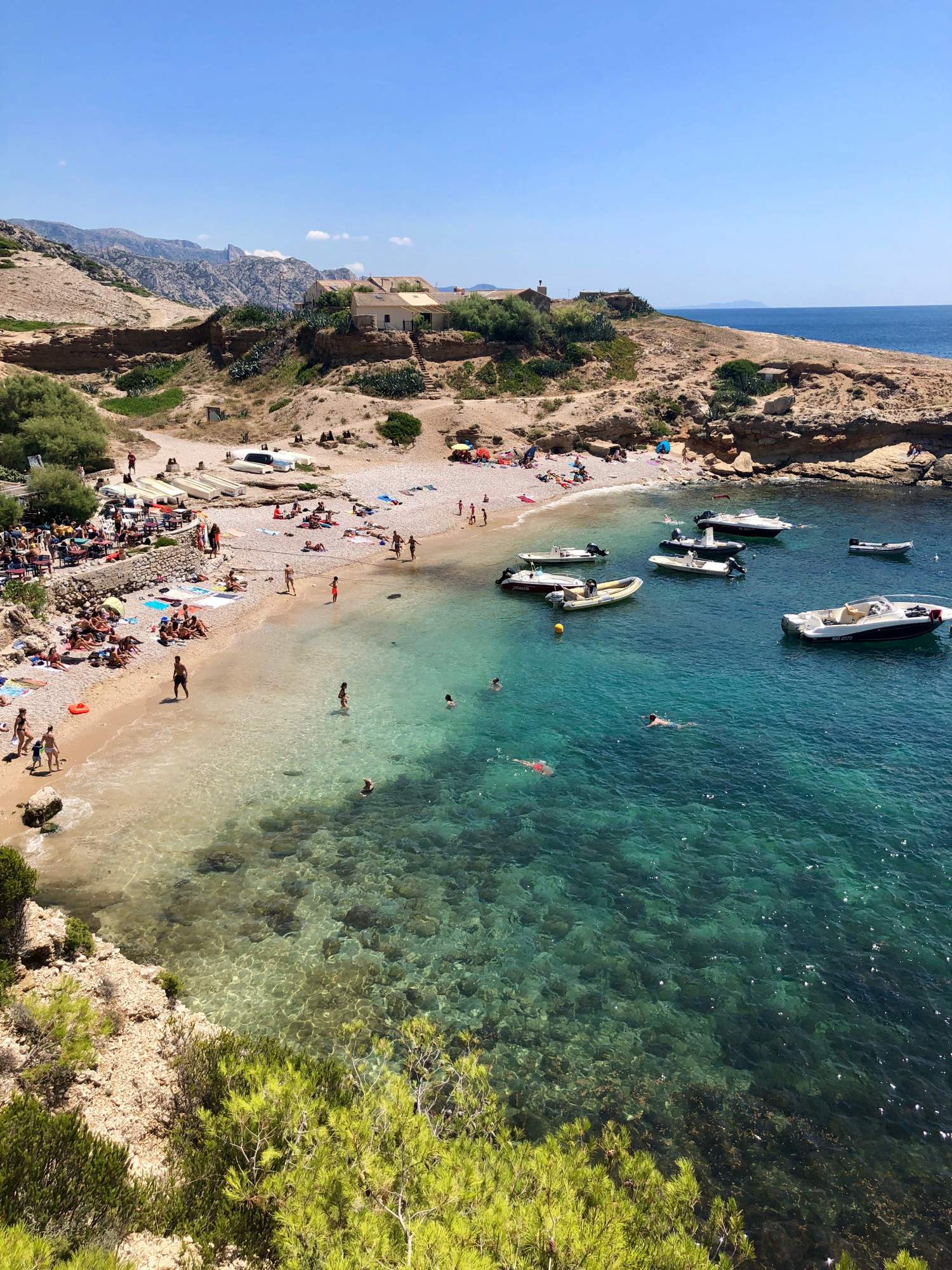 Plage de Marseilleveyre, France