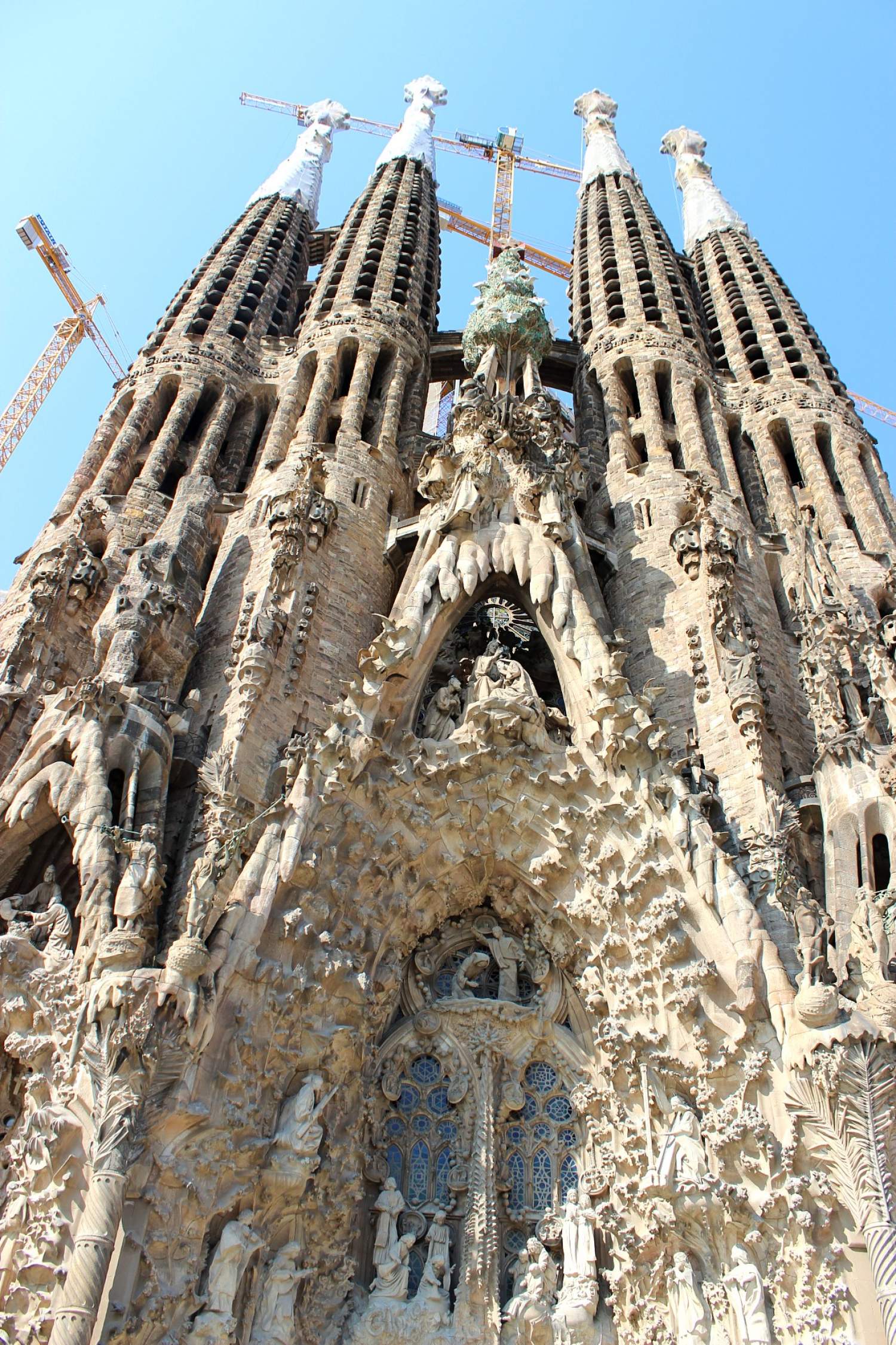 Vue extérieure de la Sagrada Familia