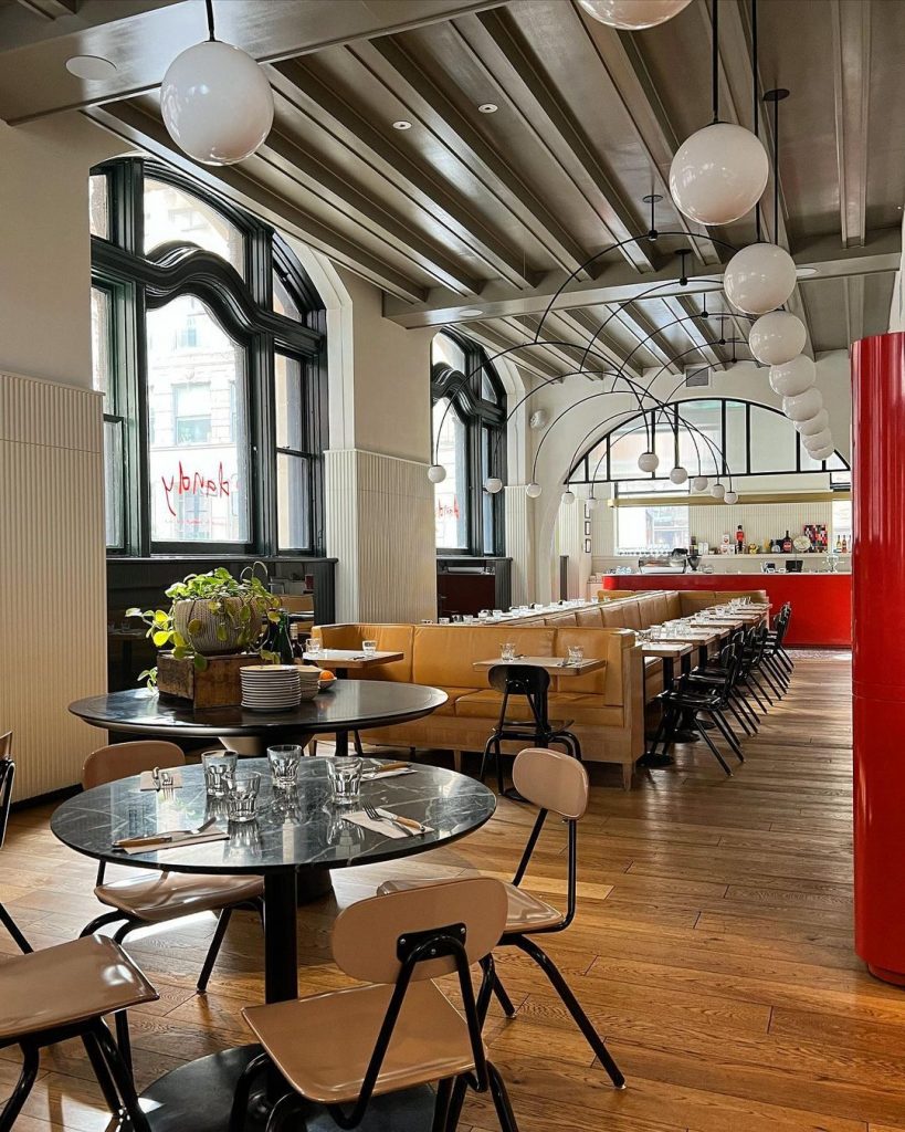 Salle à manger - Dining room - Restaurant Dandy - Brunch à Montréal