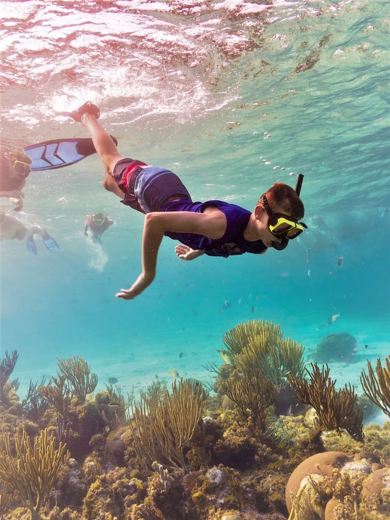 snorkeling in Cozumel - plongée en apnée à Cozumel
