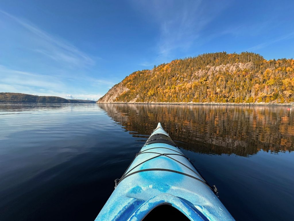 Que faire au Saguenay - kayak sur le fjord - things to do in Saguenay