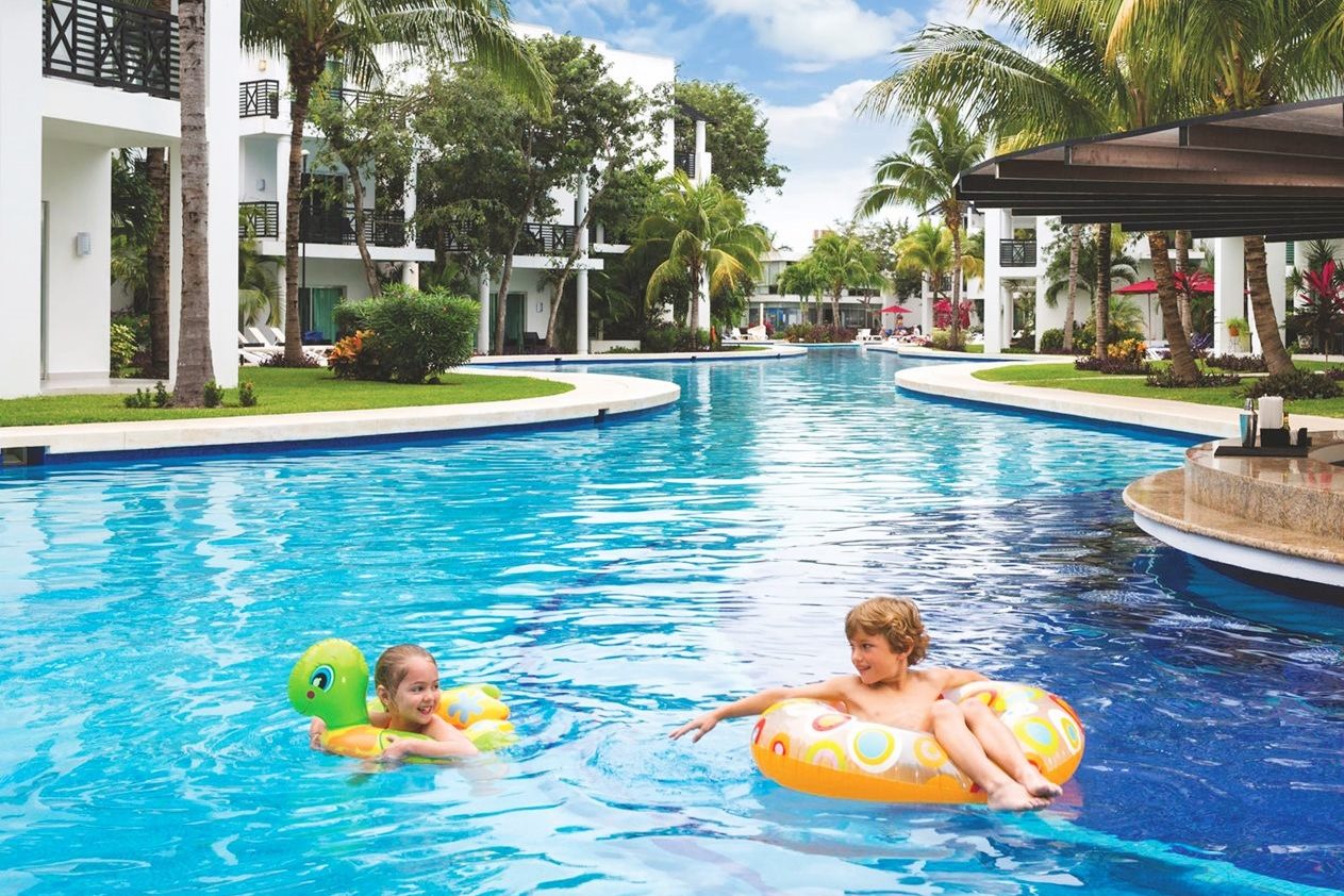 Playa del Carmen resort lazy river - rivière tranquille Playa del Carmen - The Fives