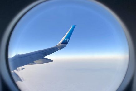 Air Transat hublot