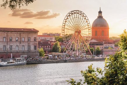 Toulouse lumière automne vol direct
