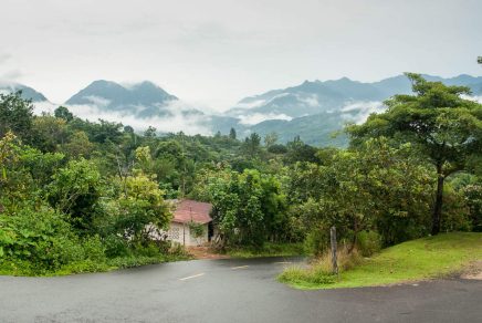 Vue du paysage près de Santa Fé, Panama