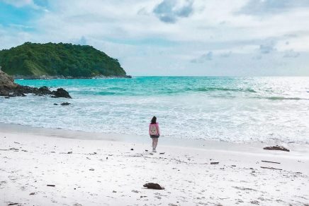 Woman on beach