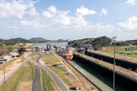 Vue du Canal de Panama