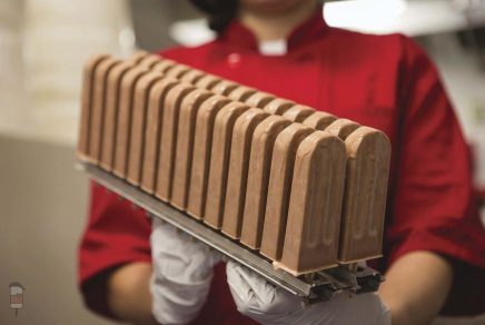 Chocolate popsicle from the San Juan market