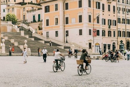 cycling in rome - vélo à rome