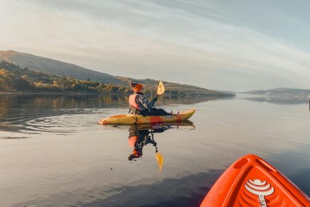 kayaking in Scotland - kayak en Écosse