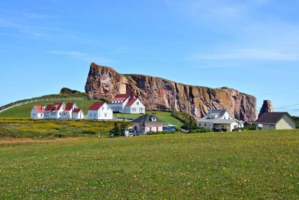 Perce city, Gaspesie, Canada