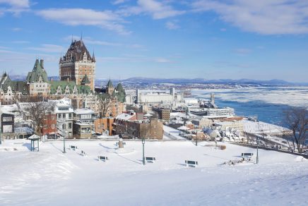quebec city in winter - voyage au québec en hiver
