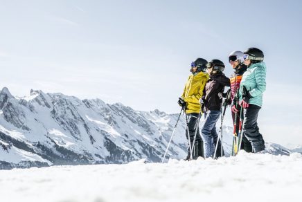 Voyage de ski dans les Alpes - Ski trip in the French Alps - Couverture